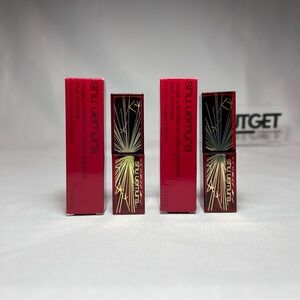 2 X SHU UEMURA Rouge Unlimited Lip Color AP RD190 (Firework Sparks Edition)